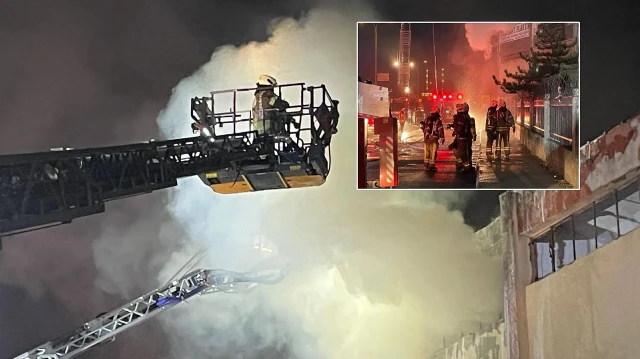 basaksehirde plastik malzeme atolyesinde cikan yangin sonduruldu pI2aZPyD