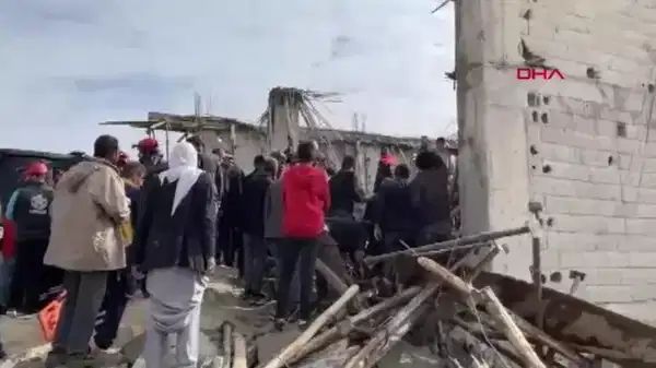 Son Dakika… Şanlıurfa’da inşaatta çökme: İşçiler göçük altında kaldı!