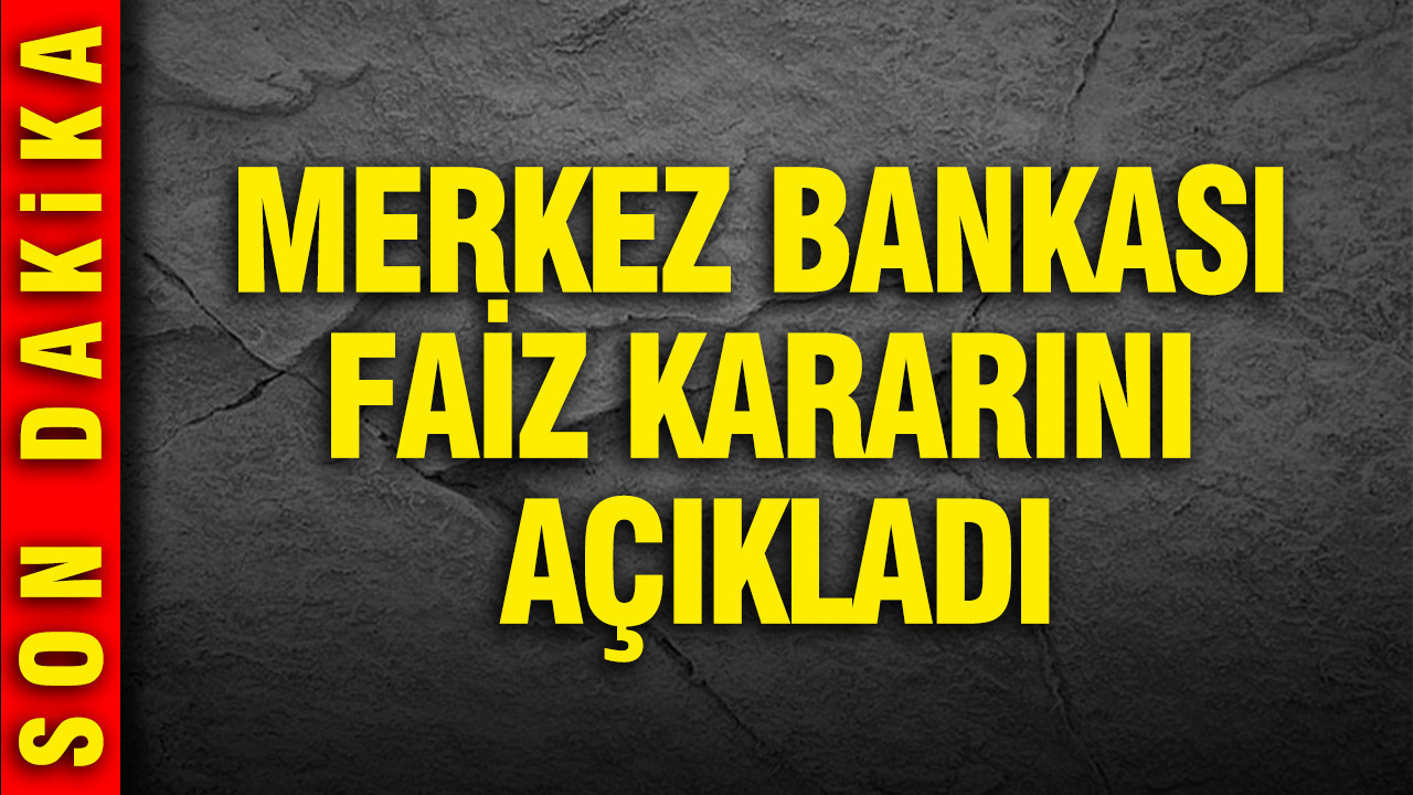 Merkez Bankası Faiz Oranını Belirledi