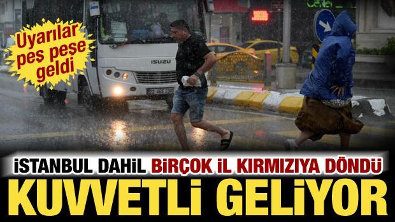 Meteoroloji ve AKOM peş peşe uyardı: İstanbul dahil birçok ilde kuvvetli olacak Haber gorseli
