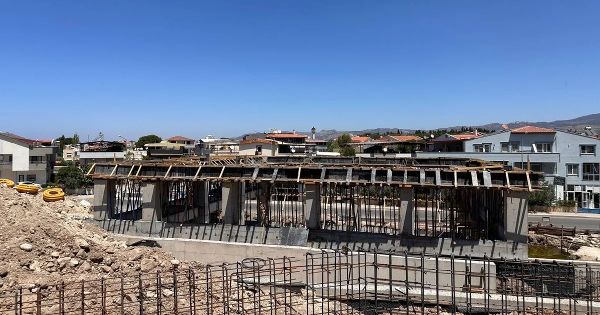 Dikili’de yeni itfaiye hizmet binası yükseliyor Img